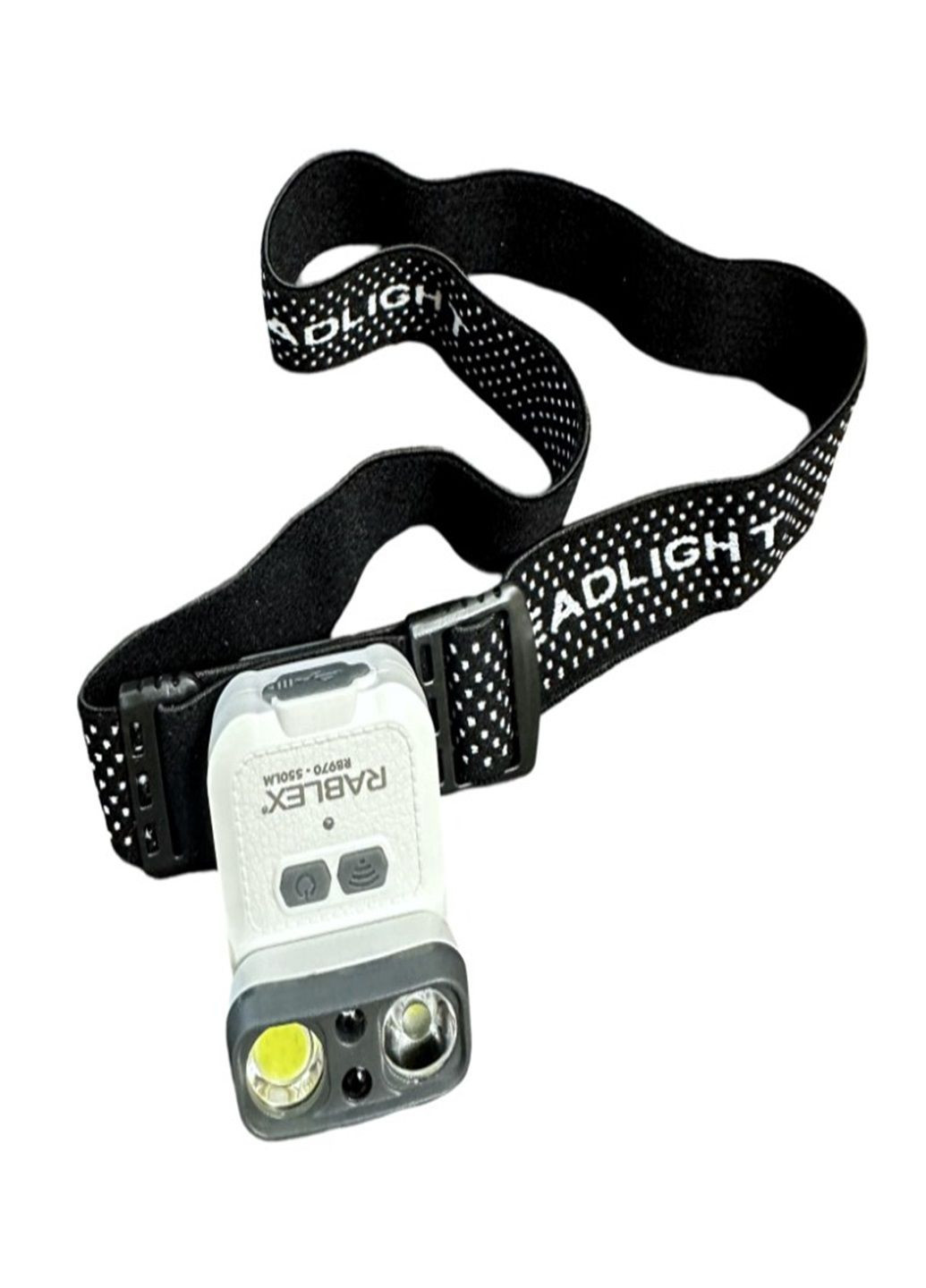 Ліхтарик налобний акумуляторний Rablex RB 970 з датчиком 3,7 V XPE COB кабель Type-c No Brand (303632834)