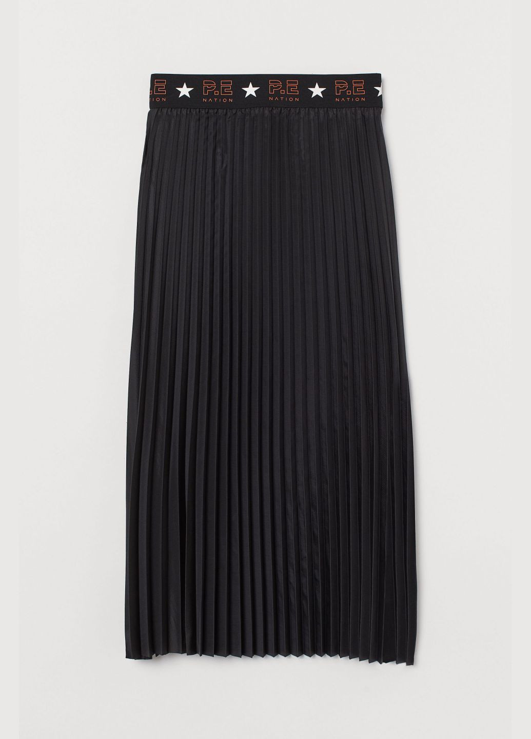 Черная с надписью юбка H&M