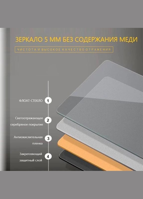 Дзеркало LED DE-M2071D Silver кругле 100смх100см сенсорне включення + підігрів Dusel (316720399)