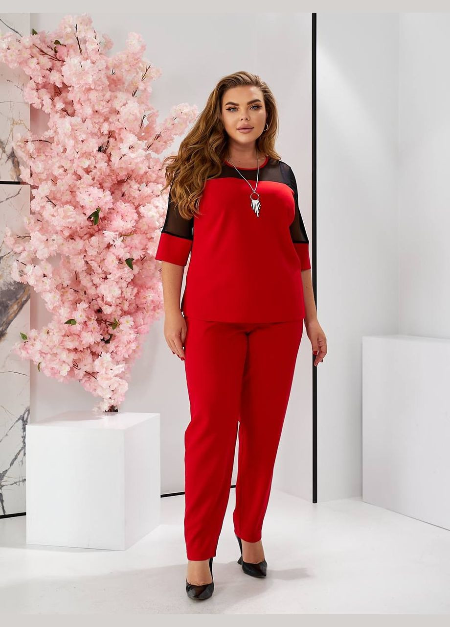 Стильний костюм з сіткою та кулоном No Brand (325608760)