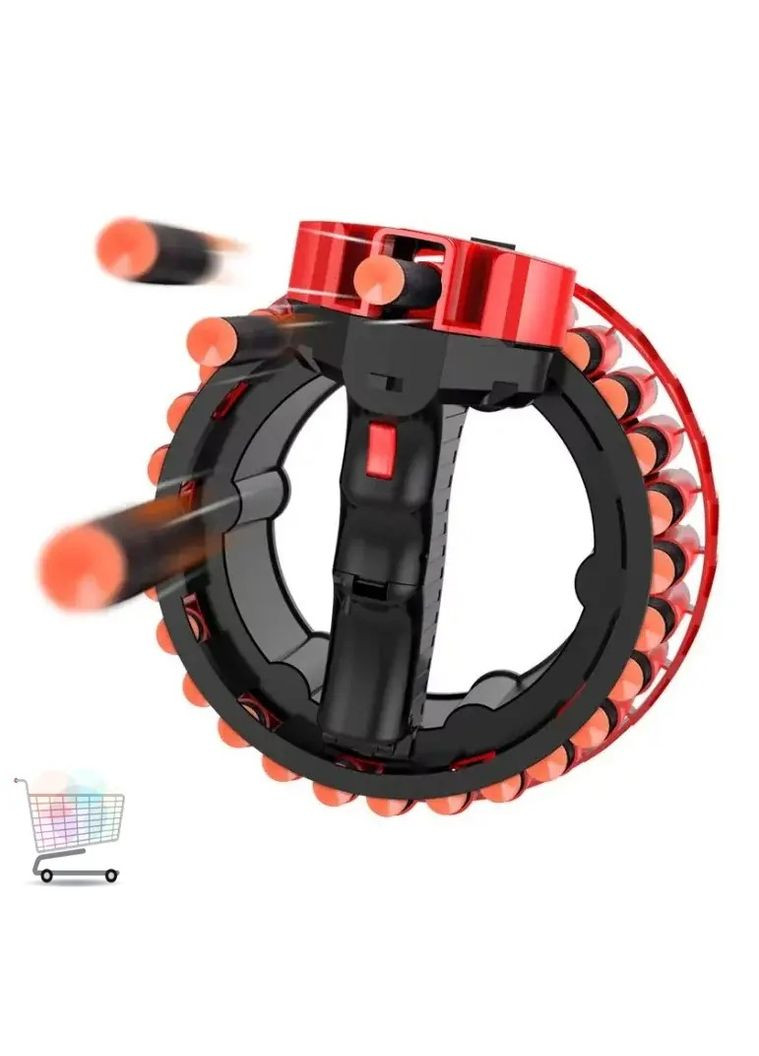 Автоматичний Бластер кулемет H01 28 зарядів, працює від акумулятора / Іграшкова зброя Growler (315355033)