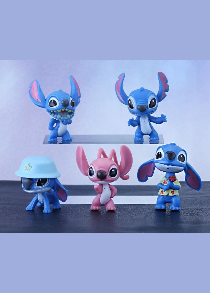 Ліло та Стич колекційні фігурки Набір іграшок Lilo and Stitch ПВХ 10 шт. Shantou (290708200)