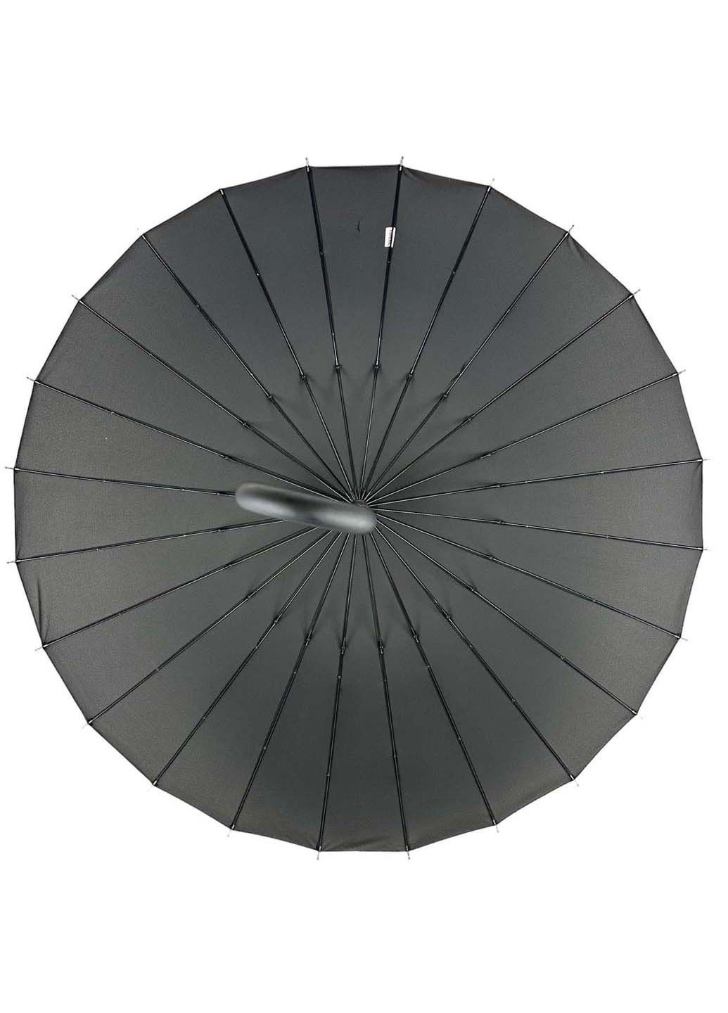 Однотонный механический зонт-трость на 24 спицы Toprain (289977540)