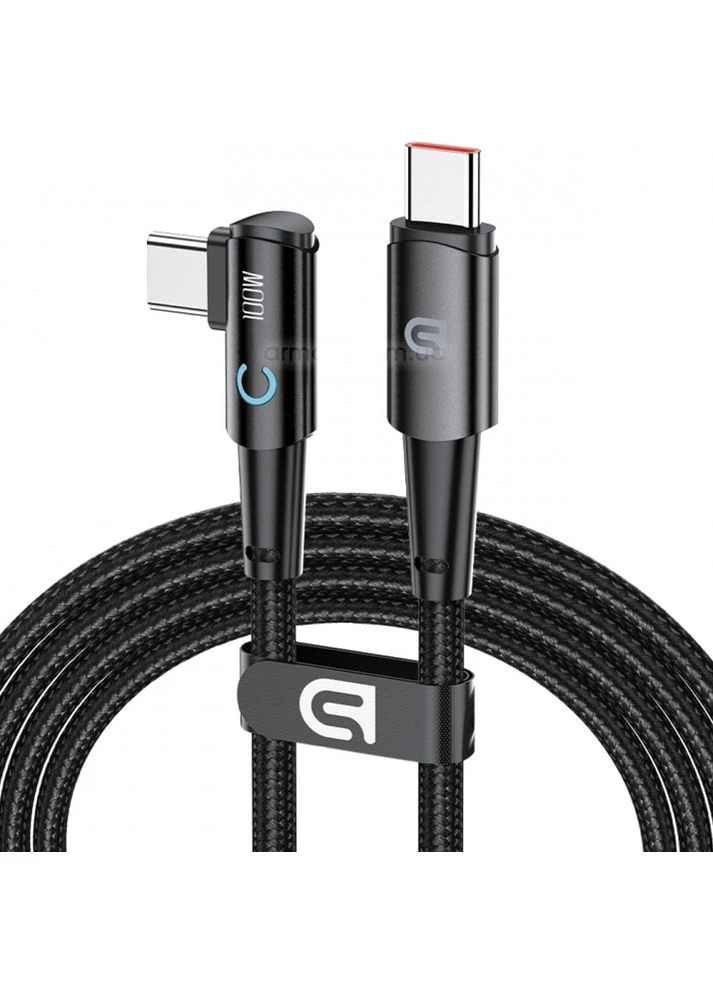 Кабель AT-C1D USB Type-C - USB Type-C 100W 1.2 m Black (ARM75870) ArmorStandart (323113965)