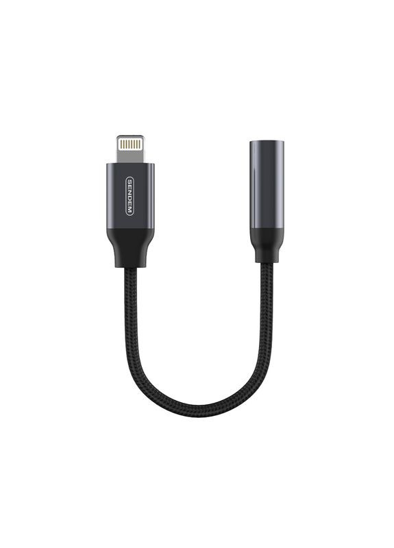 Кабель адаптер А05 Lightning to 3,5 мм в оплетке Sendem (335371748)