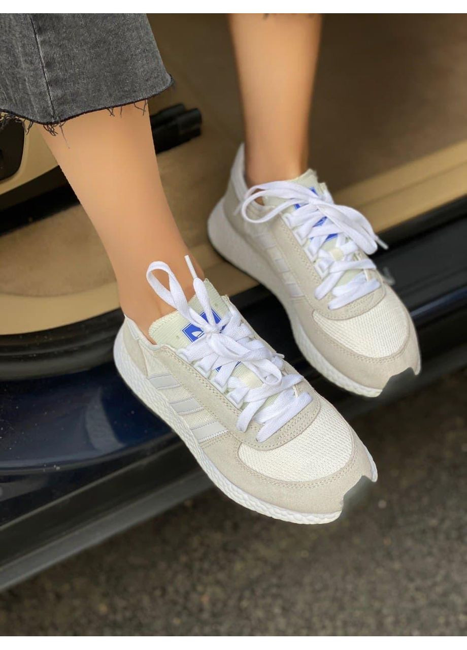 КРОСІВКИ ЖІНОЧІ ADIDAS MARATHON TECH WHITE АДІДАС No Brand бежеві демісезони (367177100)