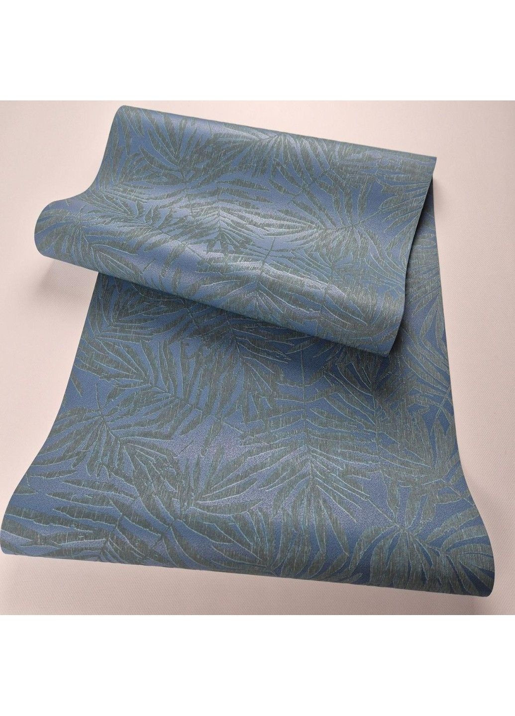 Виниловые обои 0.53 × 10.05 м 94133, синие с узором для гостиной, спальни, офиса MARBURG (368895612)