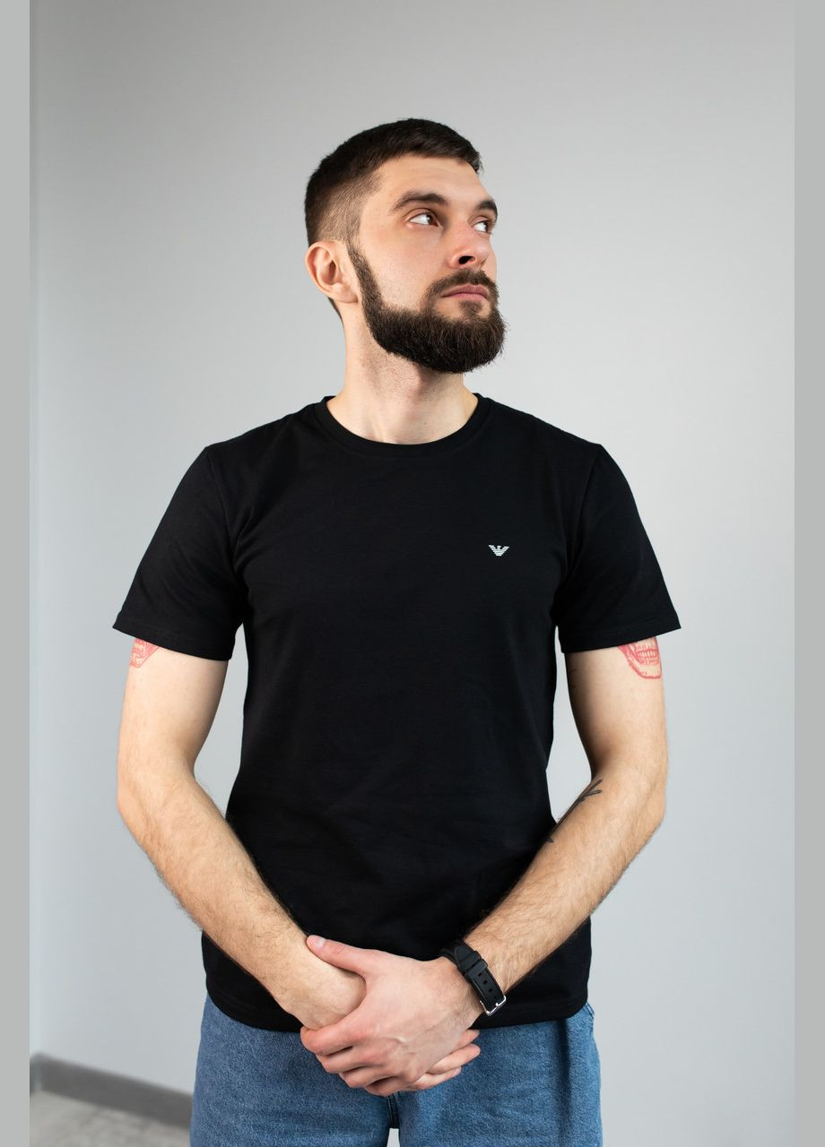 Чорна чоловіча футболка, різні кольори (розміри: m, l, ) No Brand