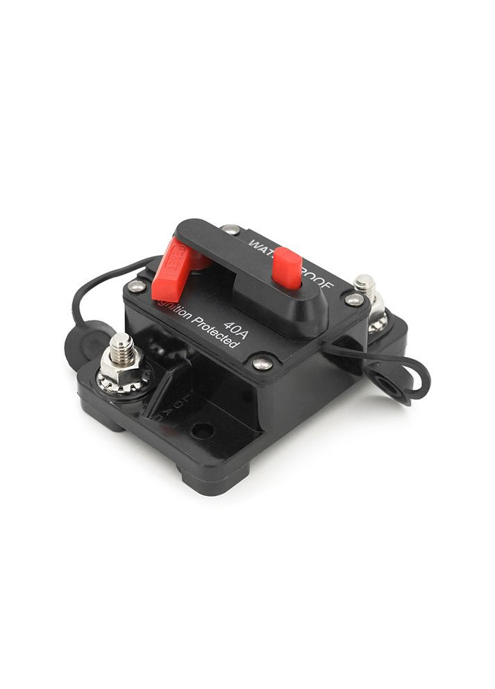 Автоматичний вимикач запобіжник однополюсний постійного струму 12-48V, GG-CB5 Waterproof 40A Voltronic (315435643)