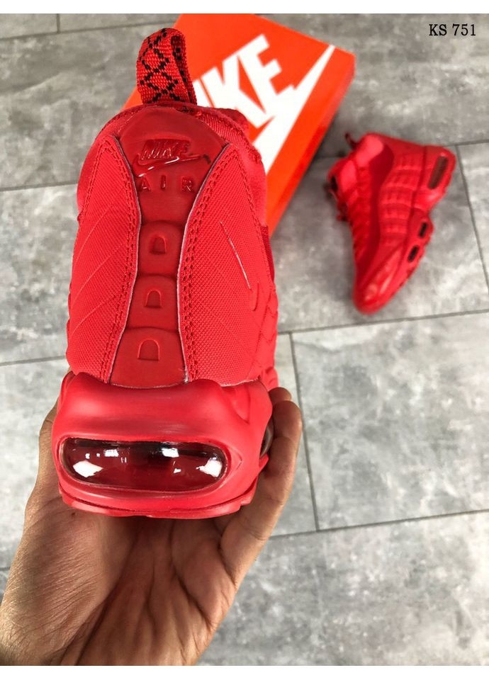 Комбіновані Осінні кросівки чоловічі nike air max 95 sneakerboot найк аір макс 95 No Brand