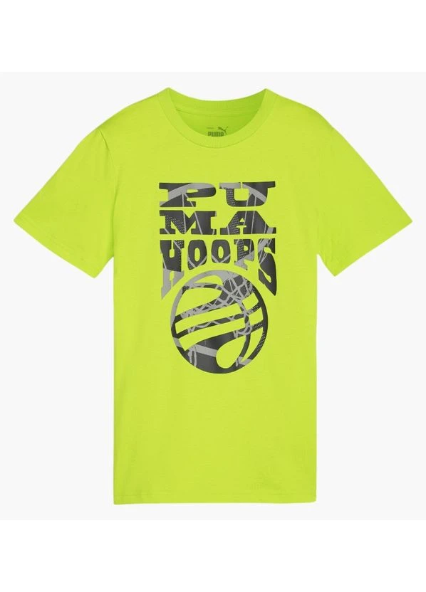 Зелена літня футболка basketball blueprint green 679282-39 Puma