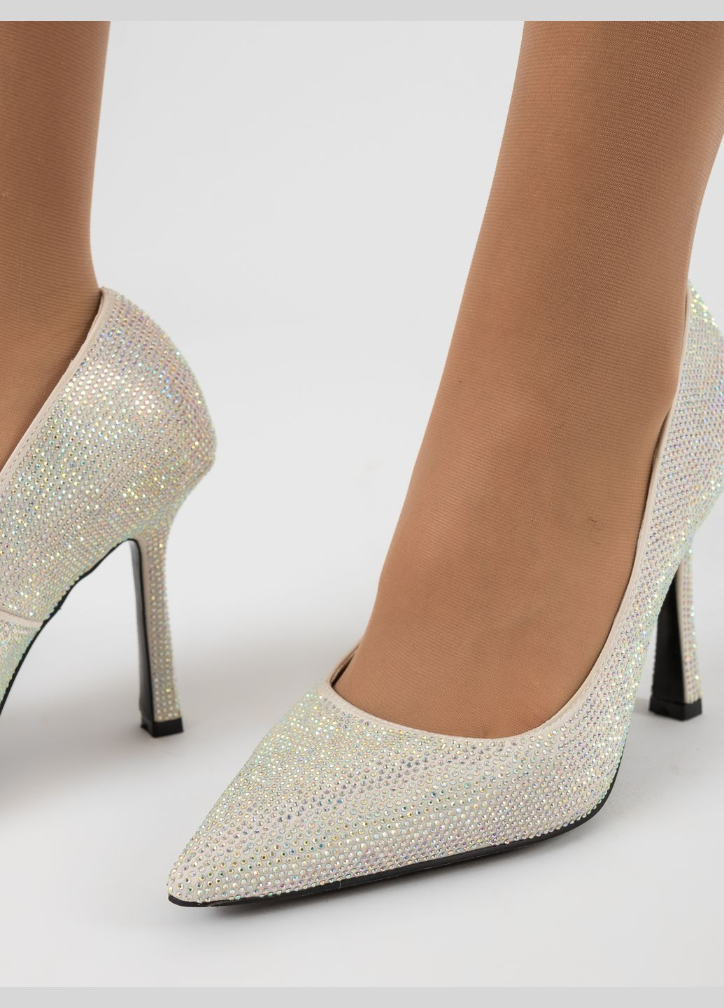 STEFANIYA Туфли (2322ТА) жемчужный з текстиль, — (328913538)