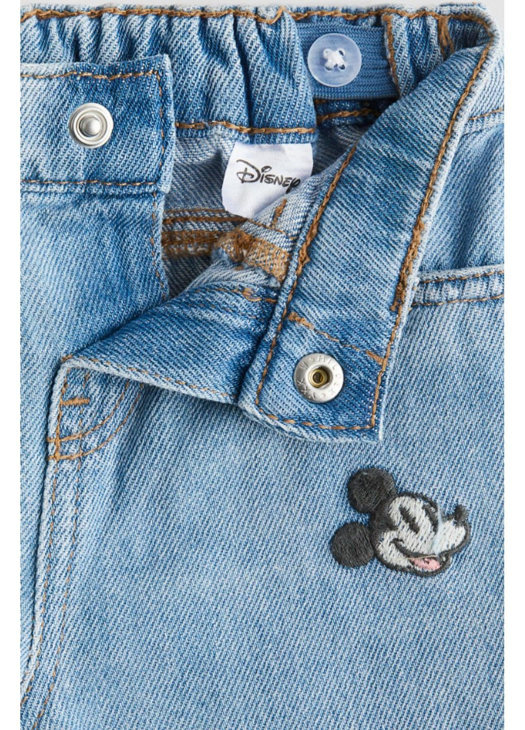 Голубые демисезонные брюки H&M