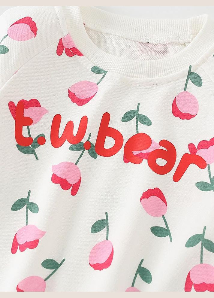 Forest Kingdom детский свитшот для девочки арт 4018 белый белый