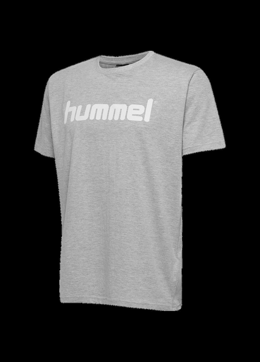 Серая спортивная футболка Hummel