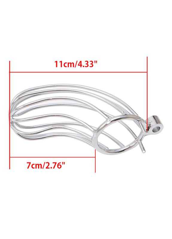 Пояс верности мужской металлический CB-6000M продольный Клетка для мужчин с замком No Brand (303889365)