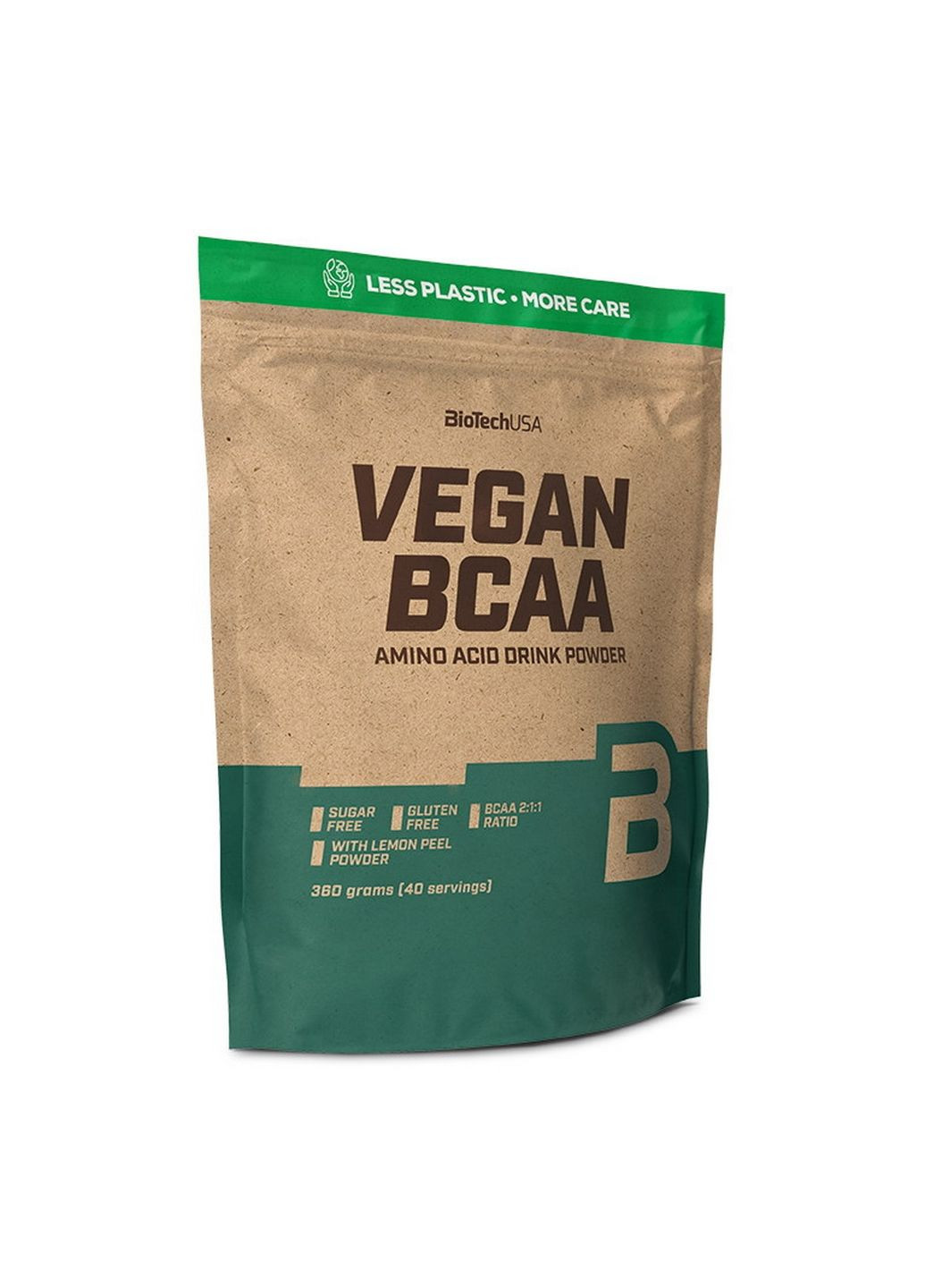 Аминокислота BCAA Vegan BCAA, 360 грамм Лимон Biotech (294928577)