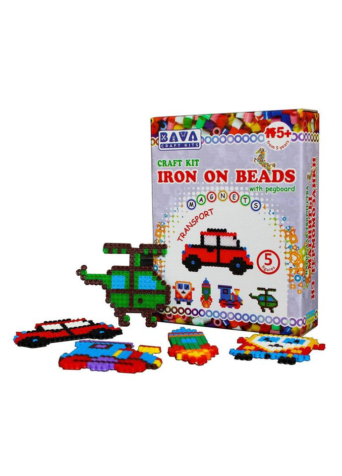 Набор для творчества Магниты из термомозаики без планшета "Транспорт" TM019 УМНЯШКА (307826660)