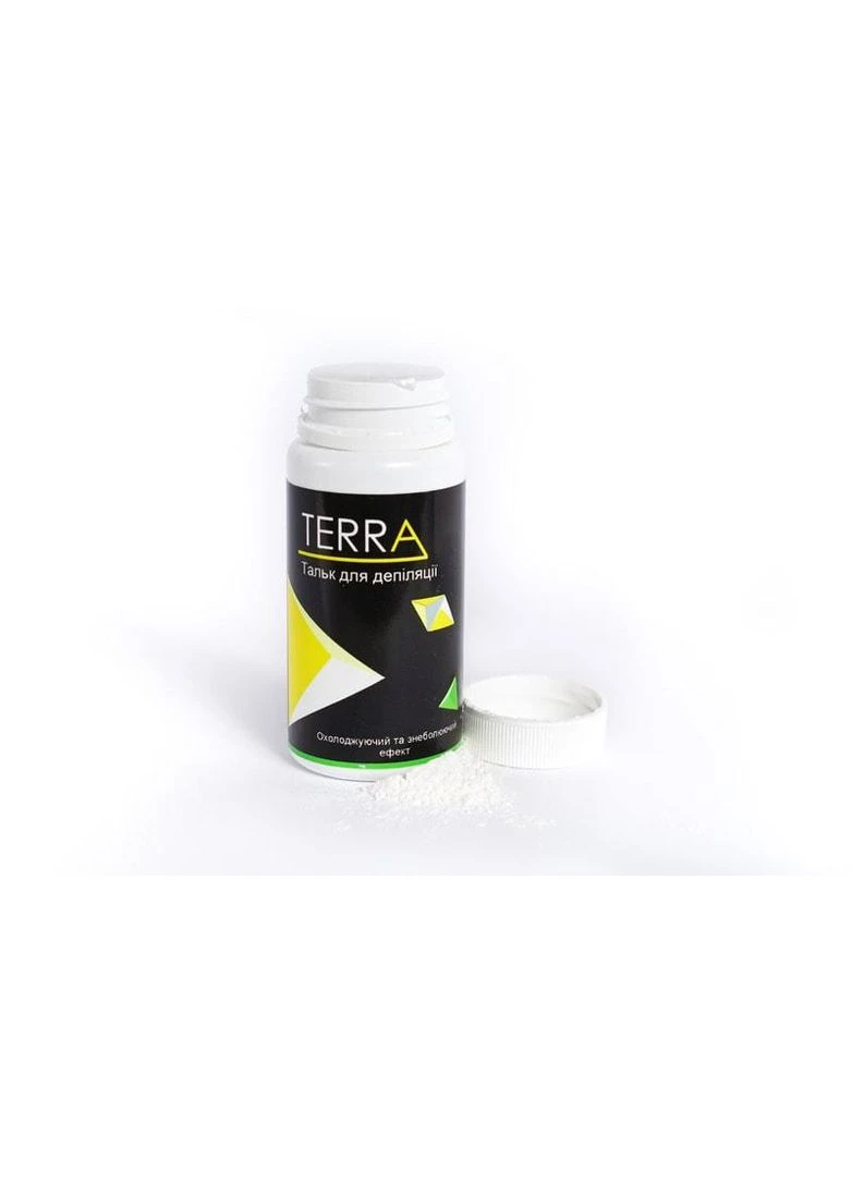 Тальк для депіляції з ментолом 80 г | Охолодження та захист шкіри Terra (345707173)