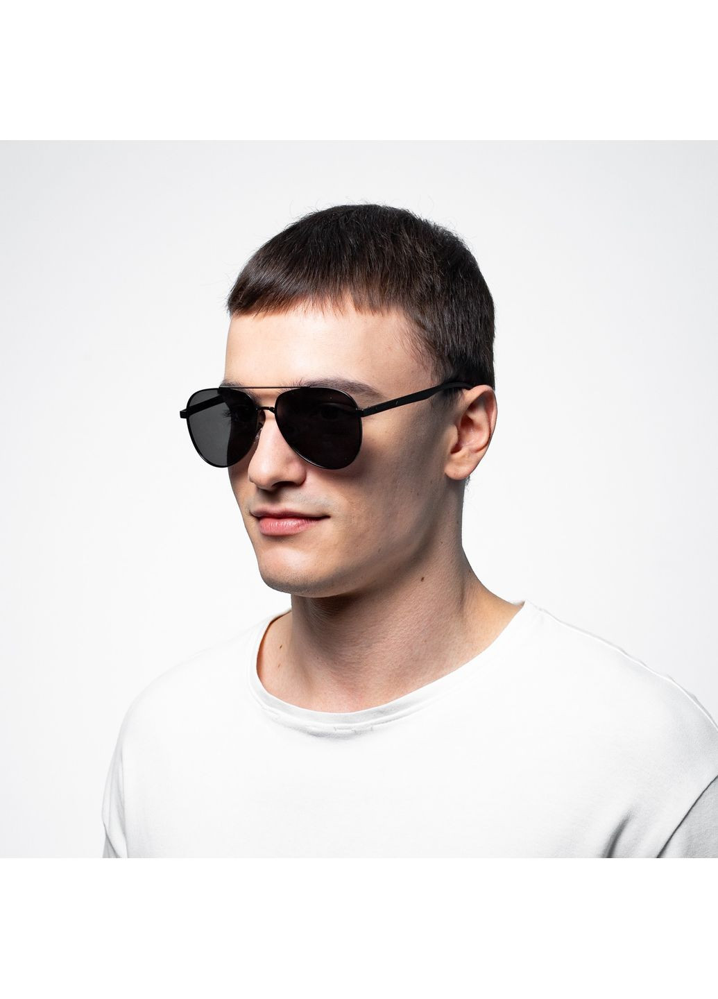 Солнцезащитные очки с поляризацией Авиаторы мужские 472-181 LuckyLOOK 472-181M (322846505)