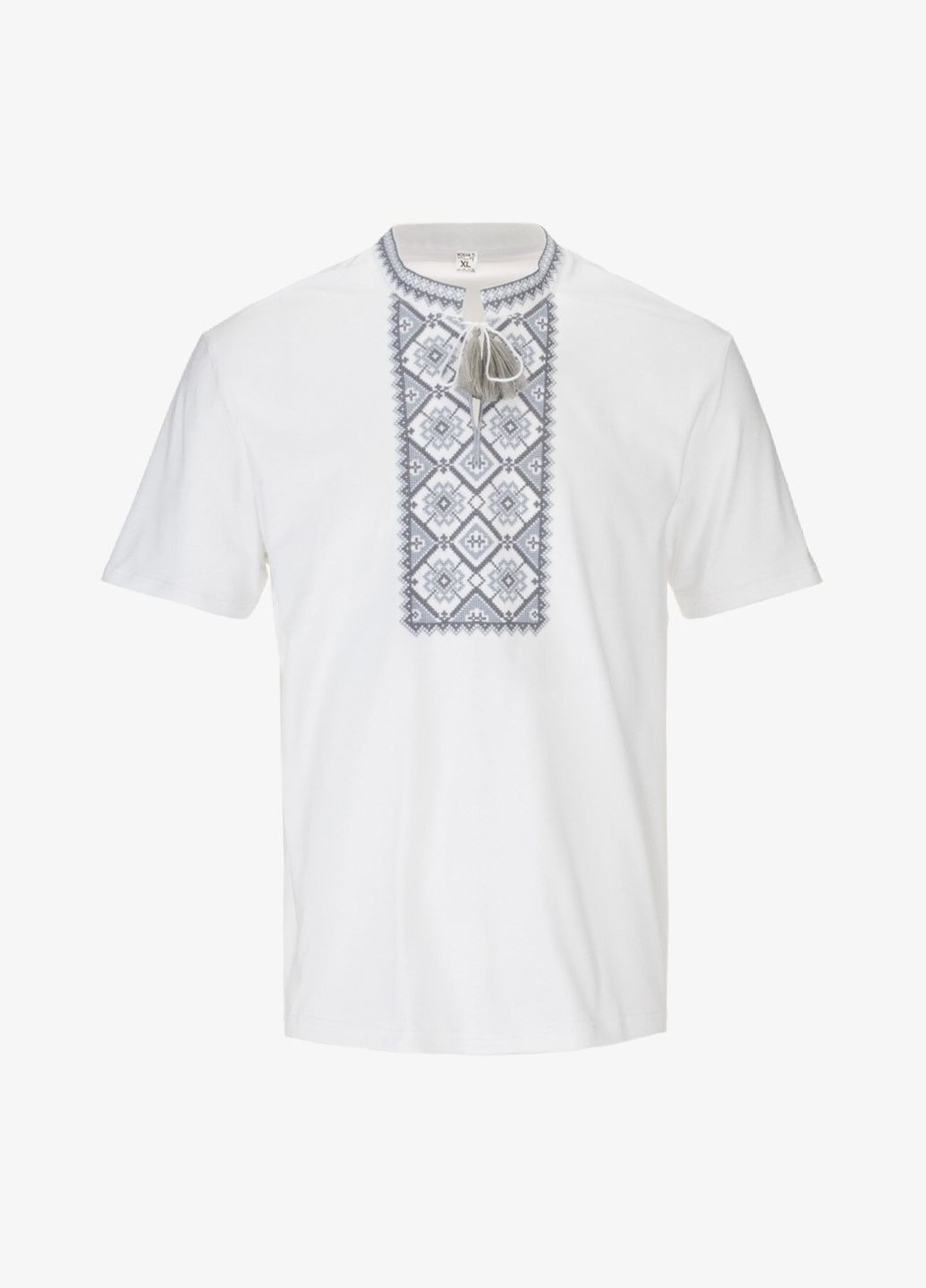 Біла вишиванка футболка з візерунком чоловіча француз shop (2000990884565) бавовна (364685408)