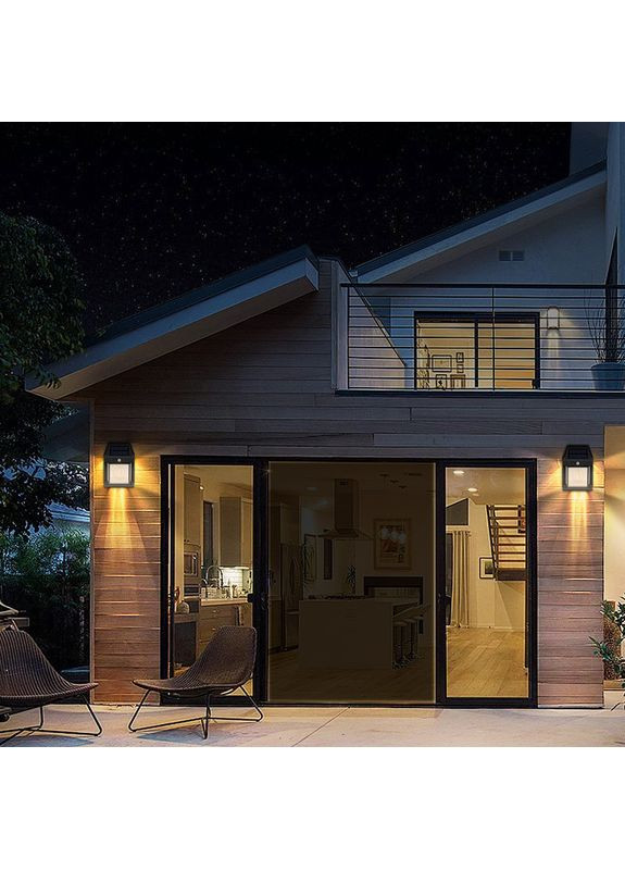 Комплект сонячних ліхтарів на стіну з датчиком руху 4 шт. China (351854925)