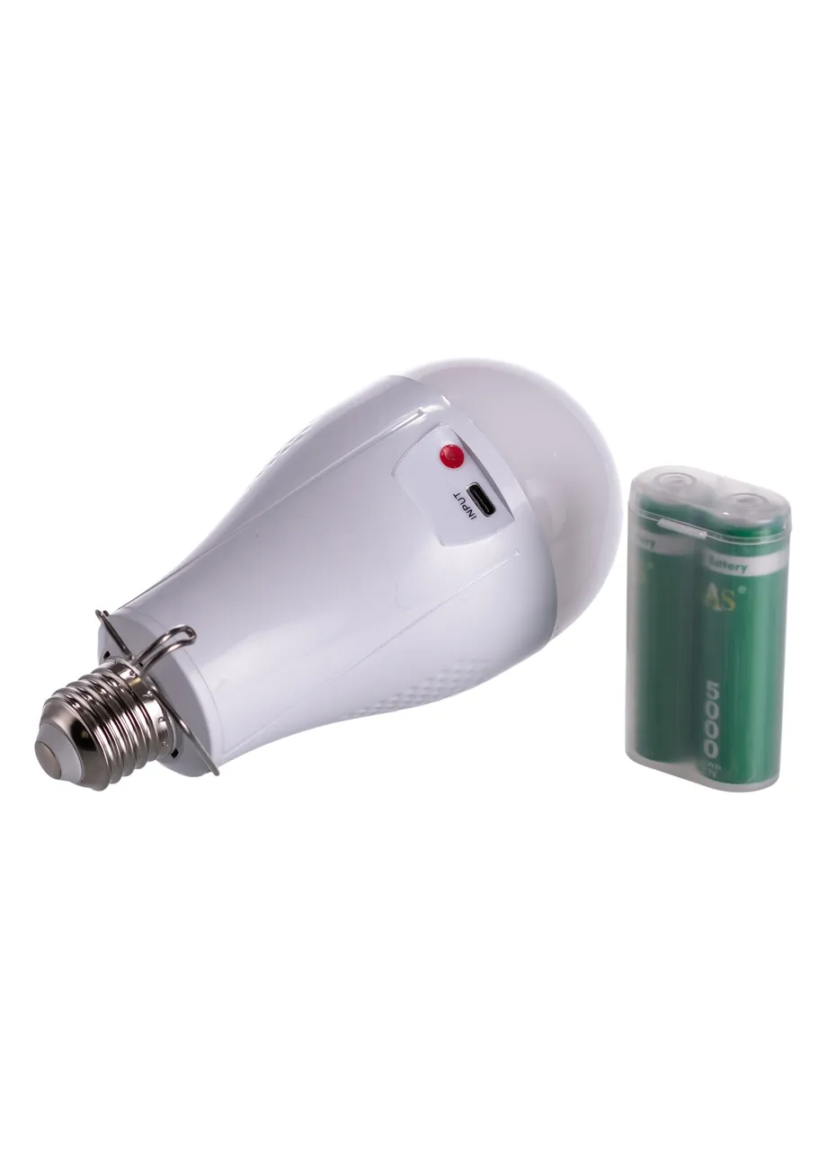 Світлодіодна лампа з акумулятором HP-5-31 NEI HL-E05L E27 20Вт 1400Лм Micro-USB No Brand (408688323)