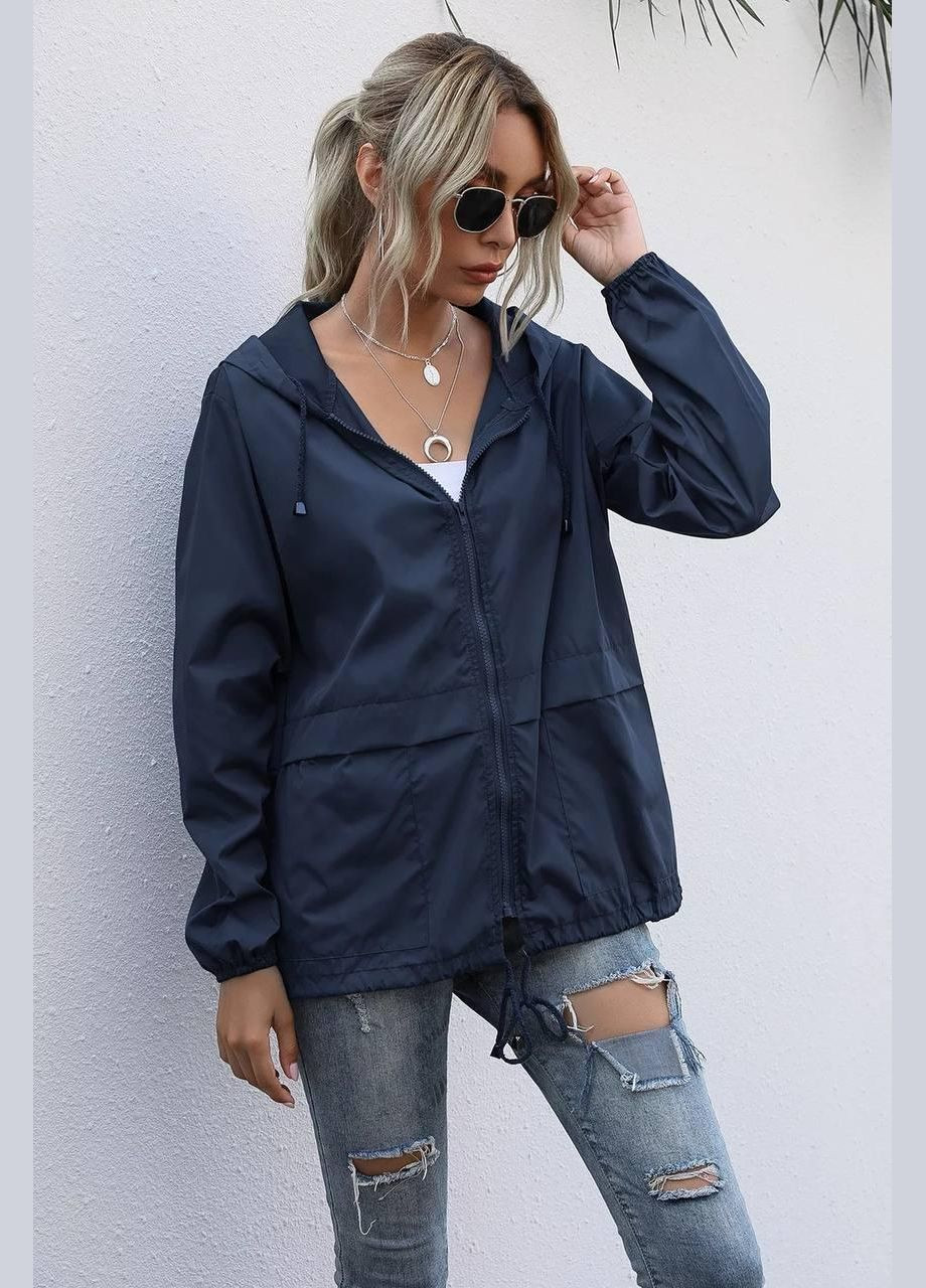 Женская ветровка на подкладке с капюшоном Fashion Girl (301263642}