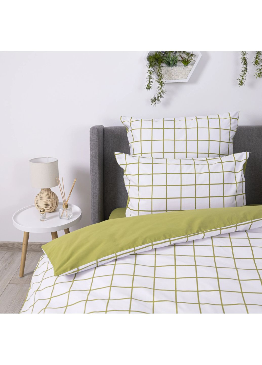 Постільна білизна Happy Sleep Olive Check, 50x70 ТЕП (363133429)