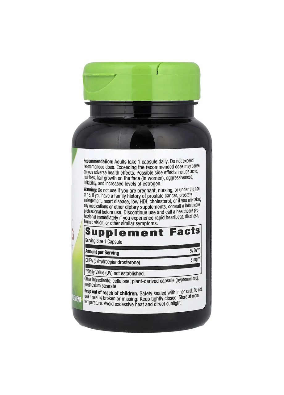 ДГЭА DHEA 5 мг, 60 капсул Nature's Way (361118266)
