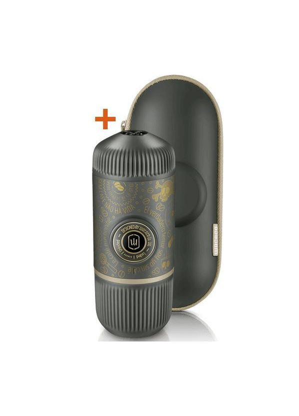 Nanopresso Dark Souls Grey + кейс - портативная кофеварка, молотый кофе Wacaco (313440692)