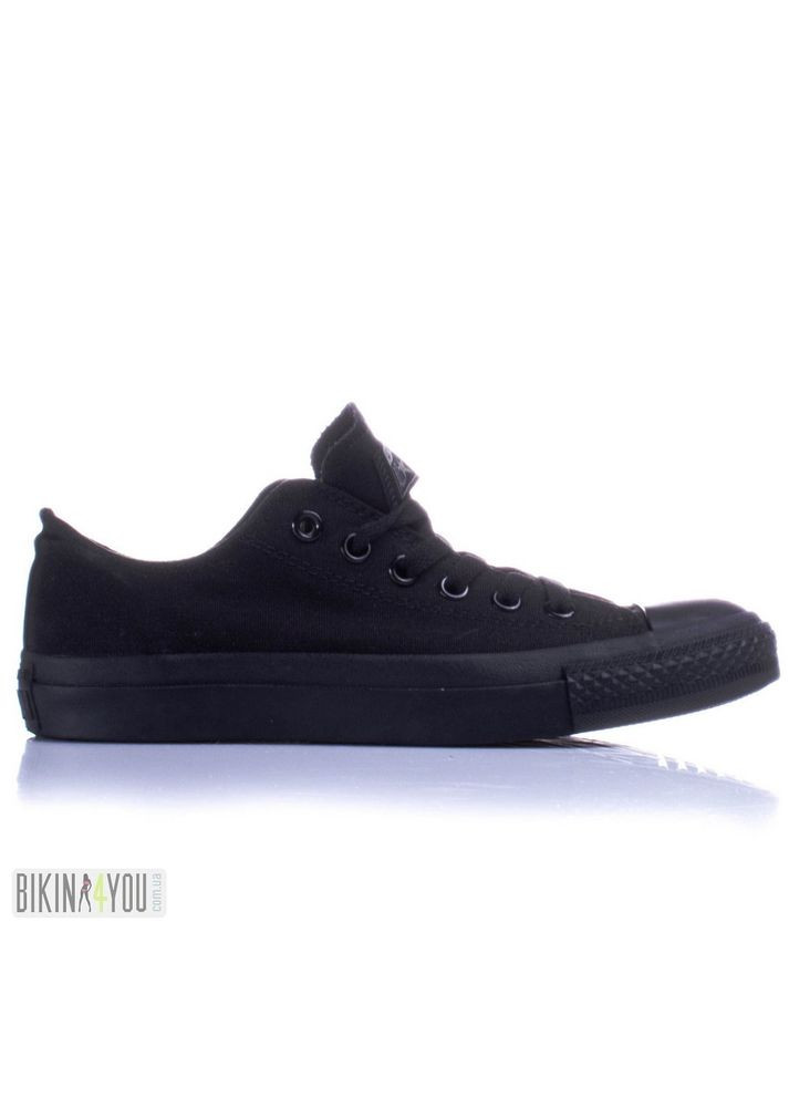 Черные all star black monochrome кеды низкие черные 43 Converse