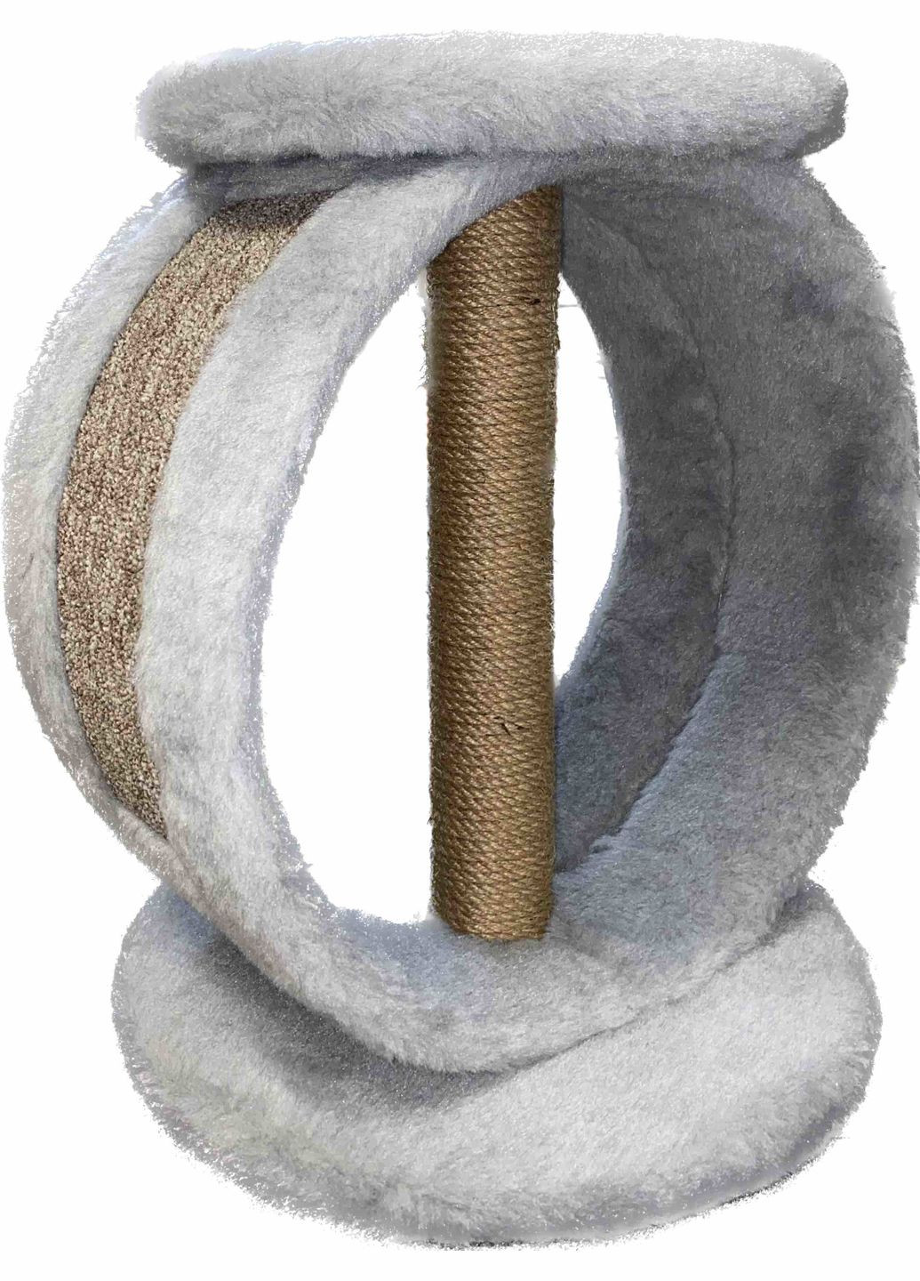 Когтеточка столбик Лунтик 38х38х46 см Серый (С118/2) Фанкот (312475891)