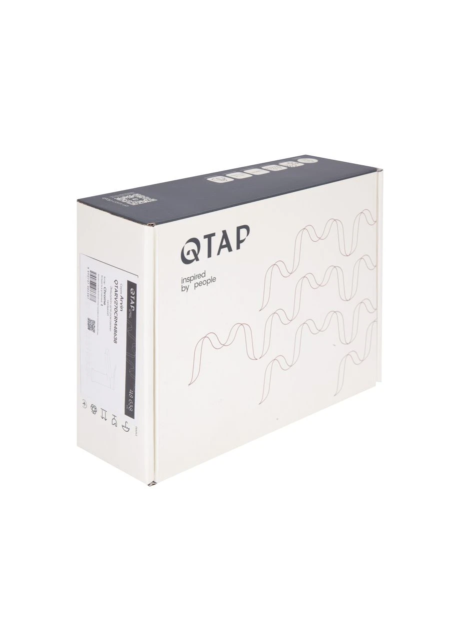 Змішувач для раковини низький Arvin QTARV270CRM48638 Chrome Qtap (396867741)