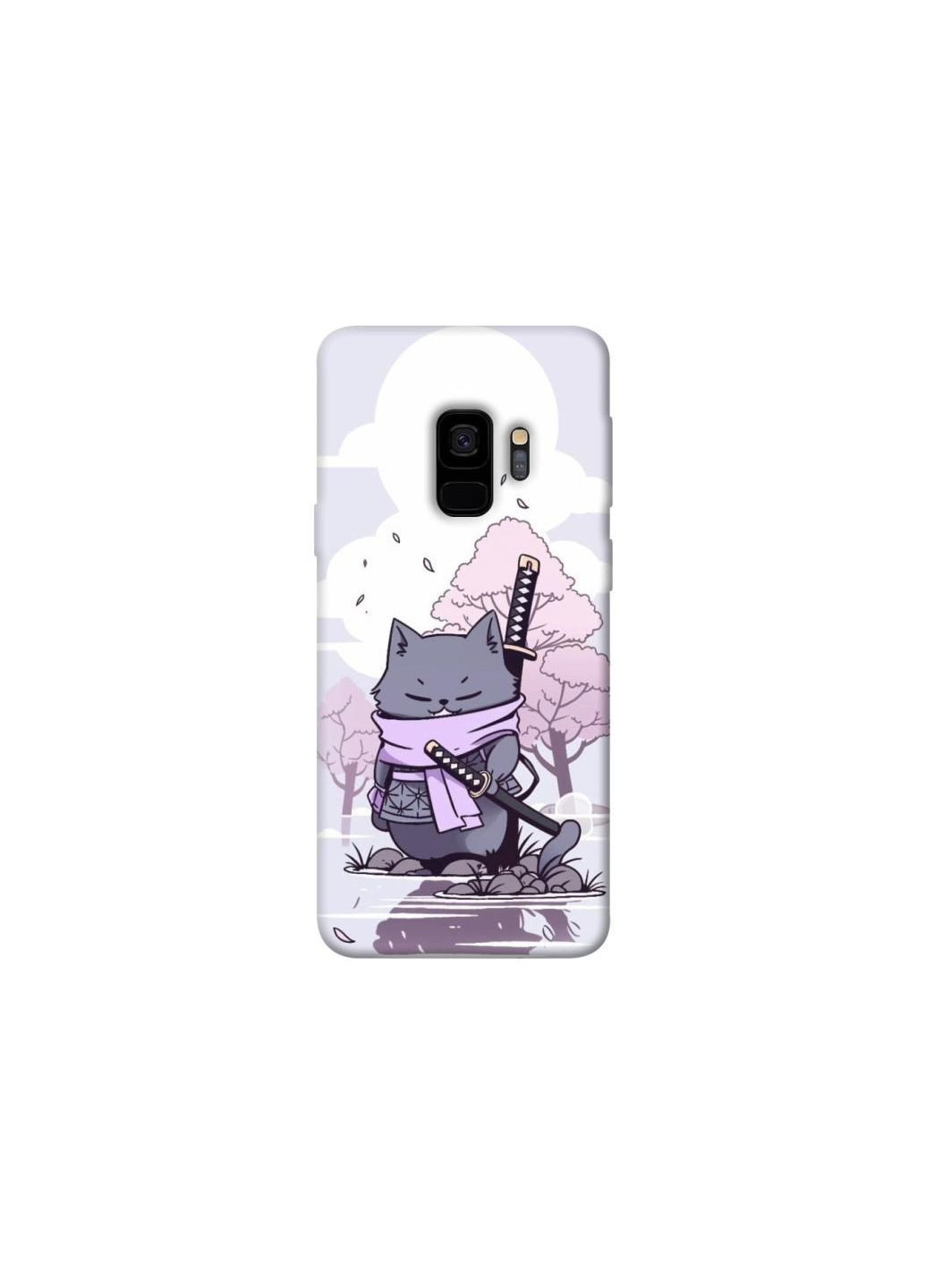Чехол на Samsung Galaxy S9 Samurai cat Frontalka (352222279)