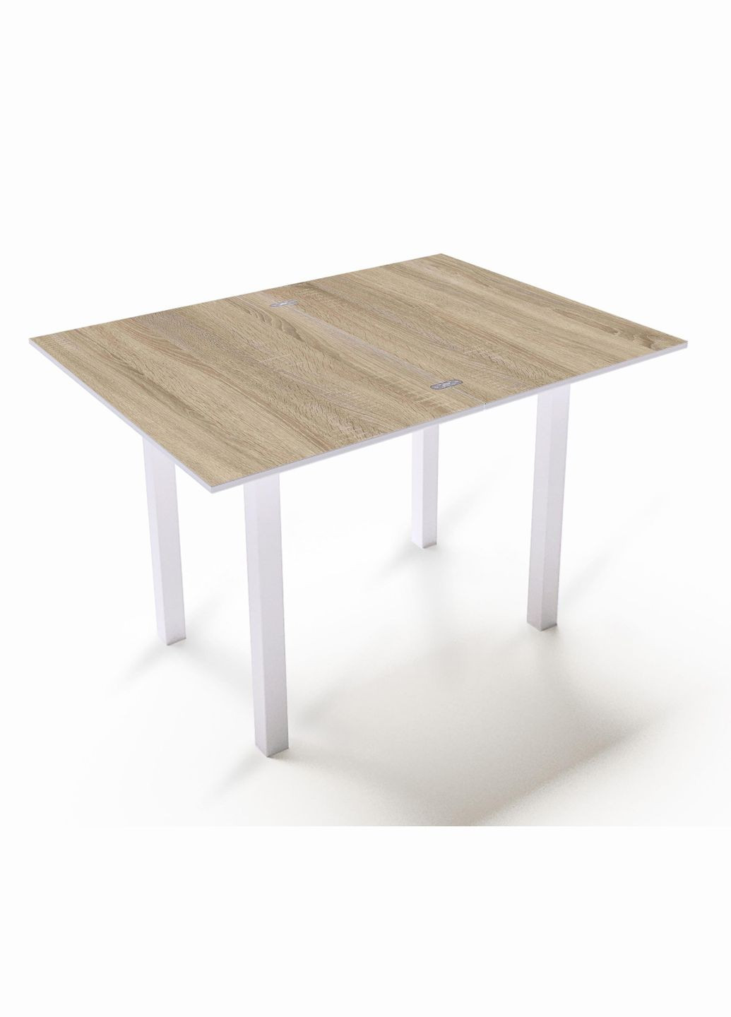 Стол обеденный раскладной Ажур Белый/Дуб сонома (10000019) Fusion Furniture (341525544)