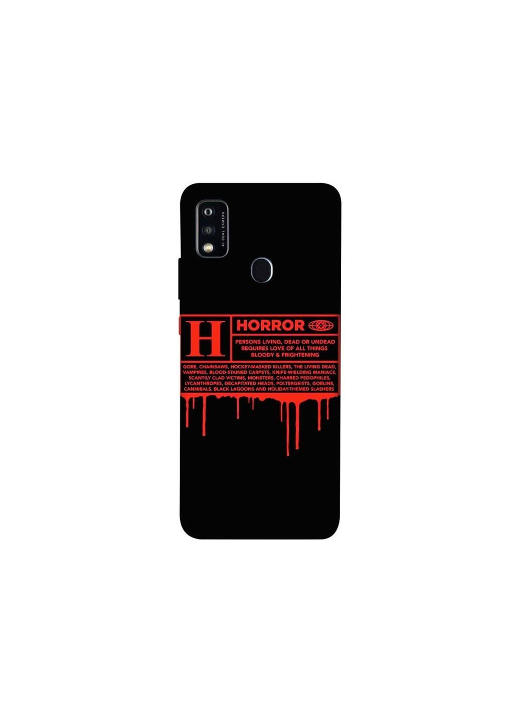 Чехол на ZTE Blade A51 Horror Halloween Frontalka (363888061)