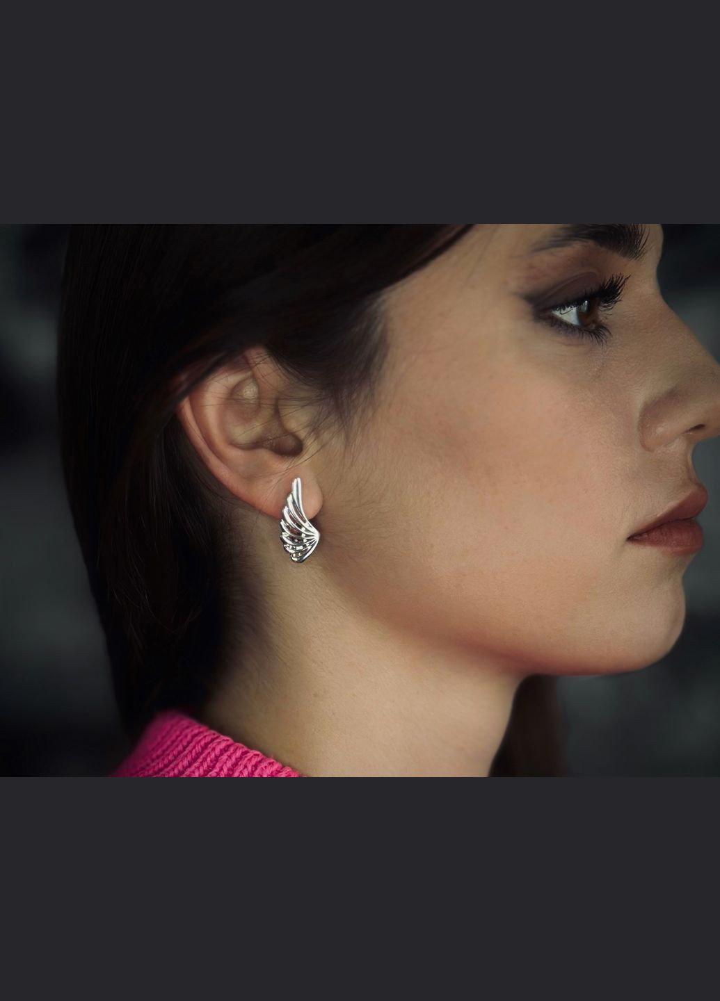 Жіночі срібні сережки "Крило" Family Jewelry House (324627494)