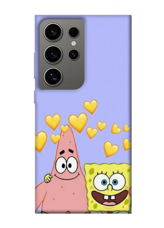 Чохол з принтом для Samsung Galaxy S24 Ultra / для самсунг галаксі С24 ультра Боб і Патрік No Brand (338613611)