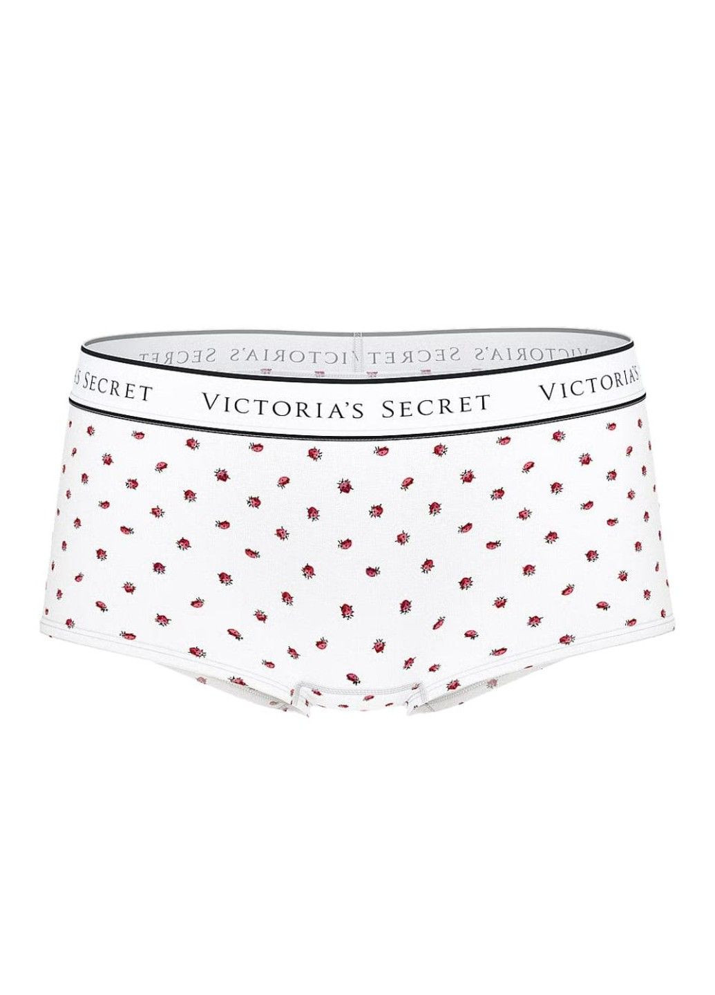 Трусики-хіпстер жіночі Logo Cotton Hiphugger Panty білі Victoria's Secret (330829489)