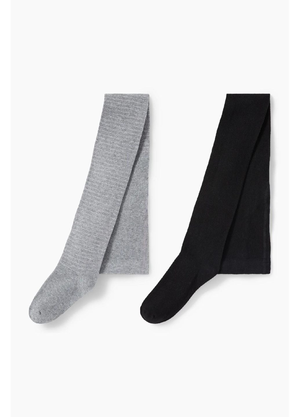 Набор детских хлопковых колготок 2 шт для девочки Комбинированные (25101857) C&A (365777190)