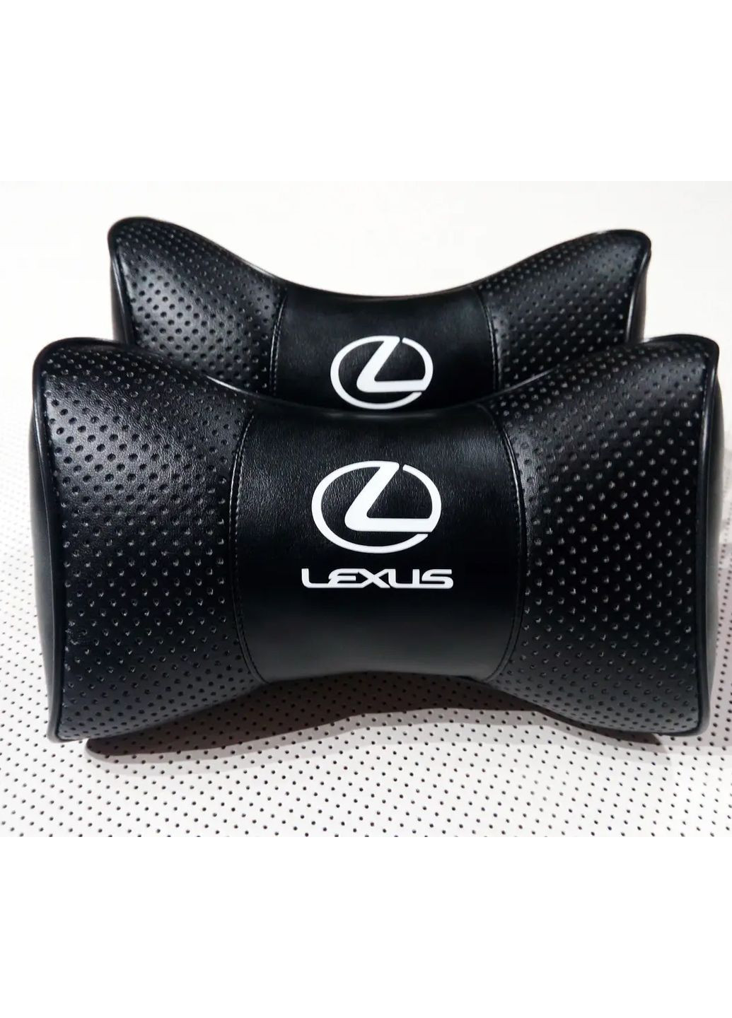 Подушка подголовник LEXUS черный 2шт No Brand (360900847)