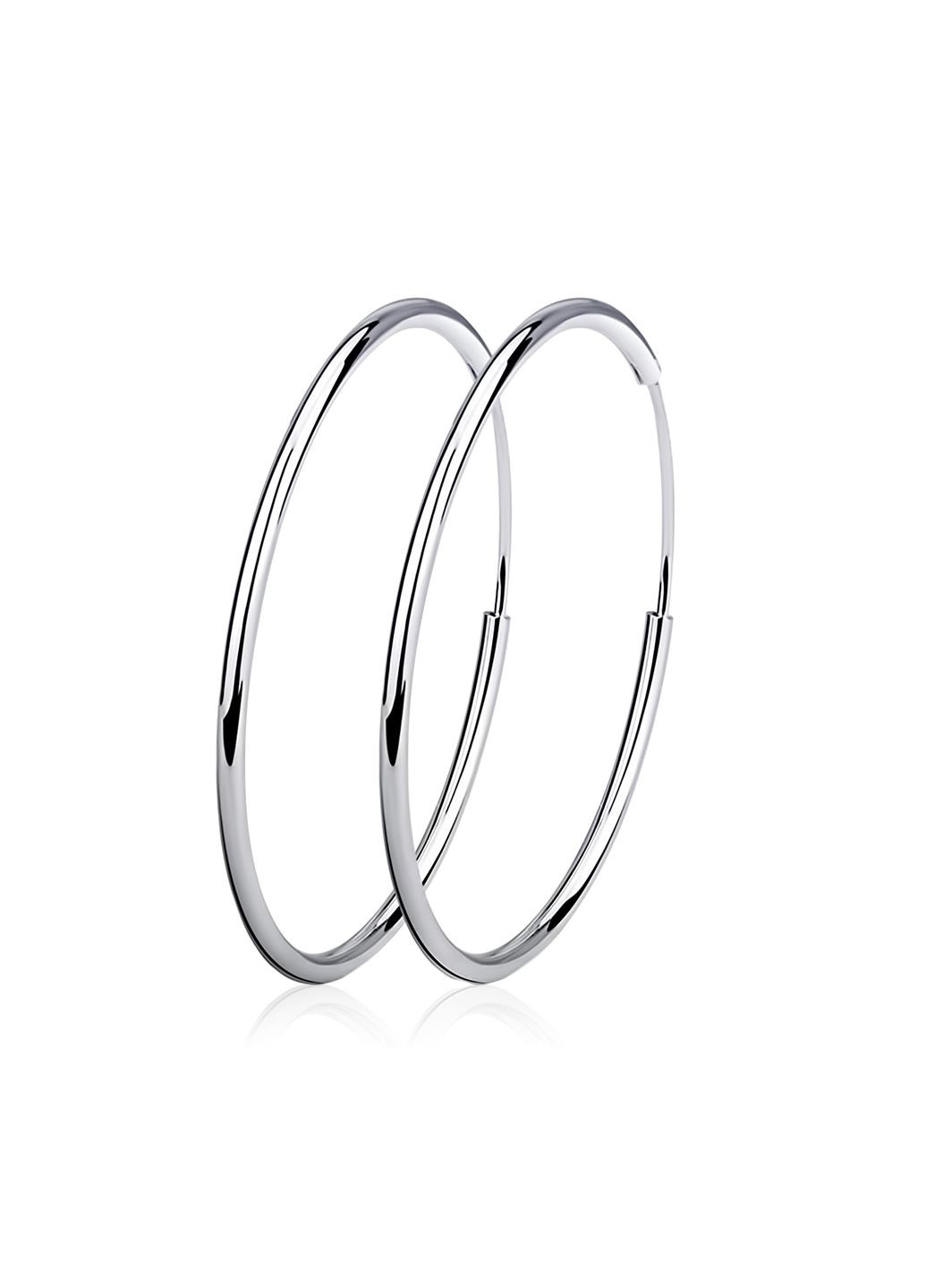 Серебряные серьги конго 40 мм (4740) IRIJ (331017174)