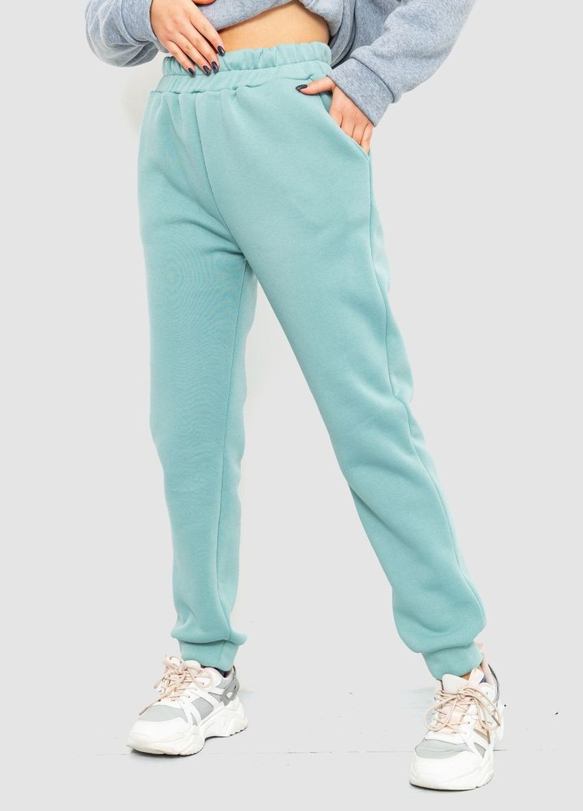 Спорт штани жіночі на флісі, колір світло-бежевий, Ager (272107635)
