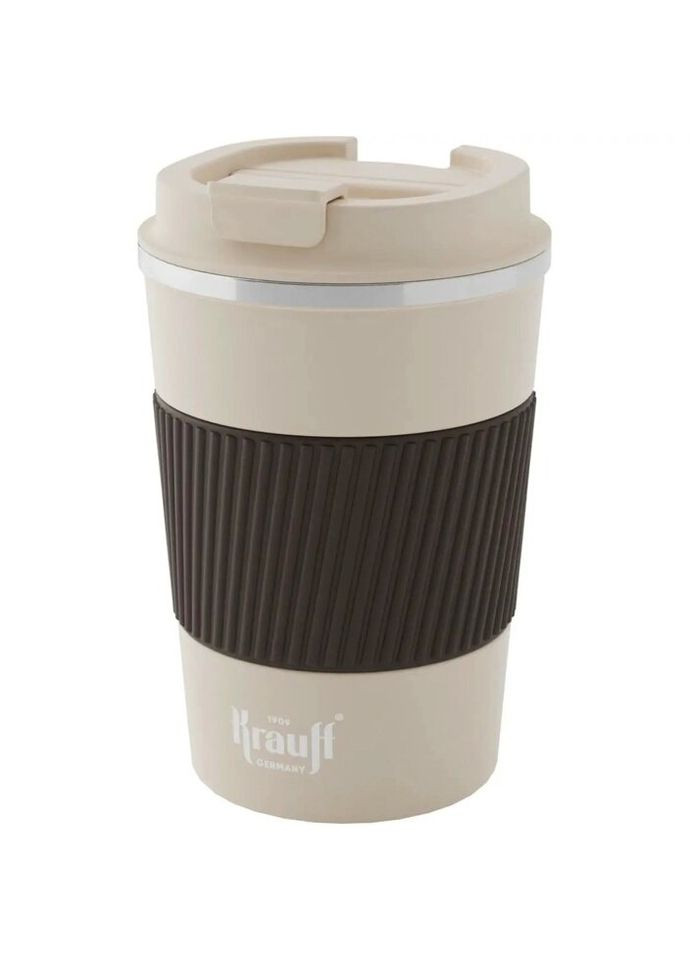 Термокружка Komfort 26-309-007 380 мл бежевая Krauff (317778924)