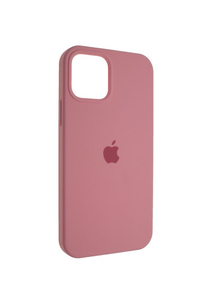 Чехол iPhone 12, Silicon Case - Нежно-розовый №12 Foxconn (338830928)
