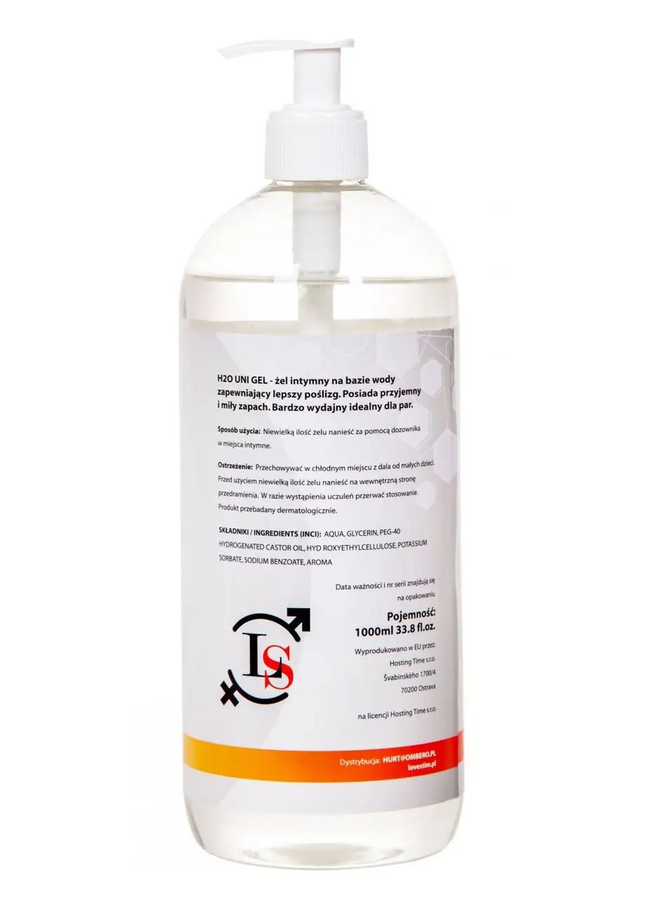 Універсальний гель-лубрикант Love Stim - H2O UNI GEL, 1000 ml No Brand (313440562)