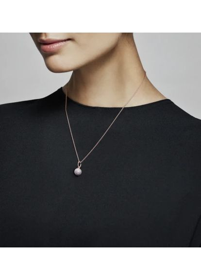 Серебряный шарм Пандора "Источник сияния" с покрытием 14K розовым 388686C01 Kabluchka (355345692)