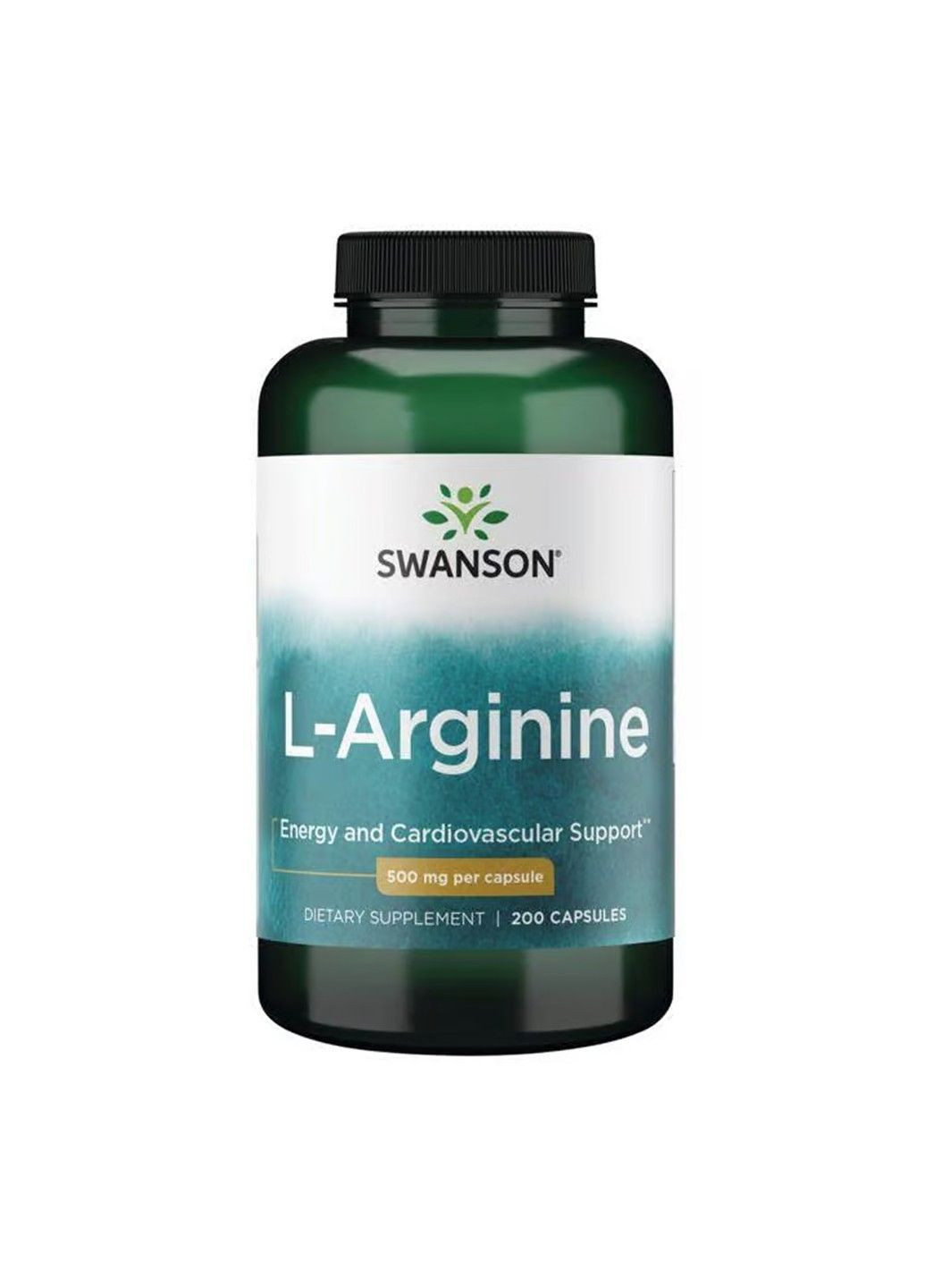 , L-аргінін, 500 мг, 200 капсул Swanson (363256893)