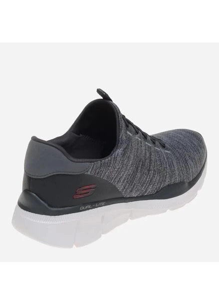 Сірі чоловічі кросівки stretch fit air cooled memory foam сірі Skechers